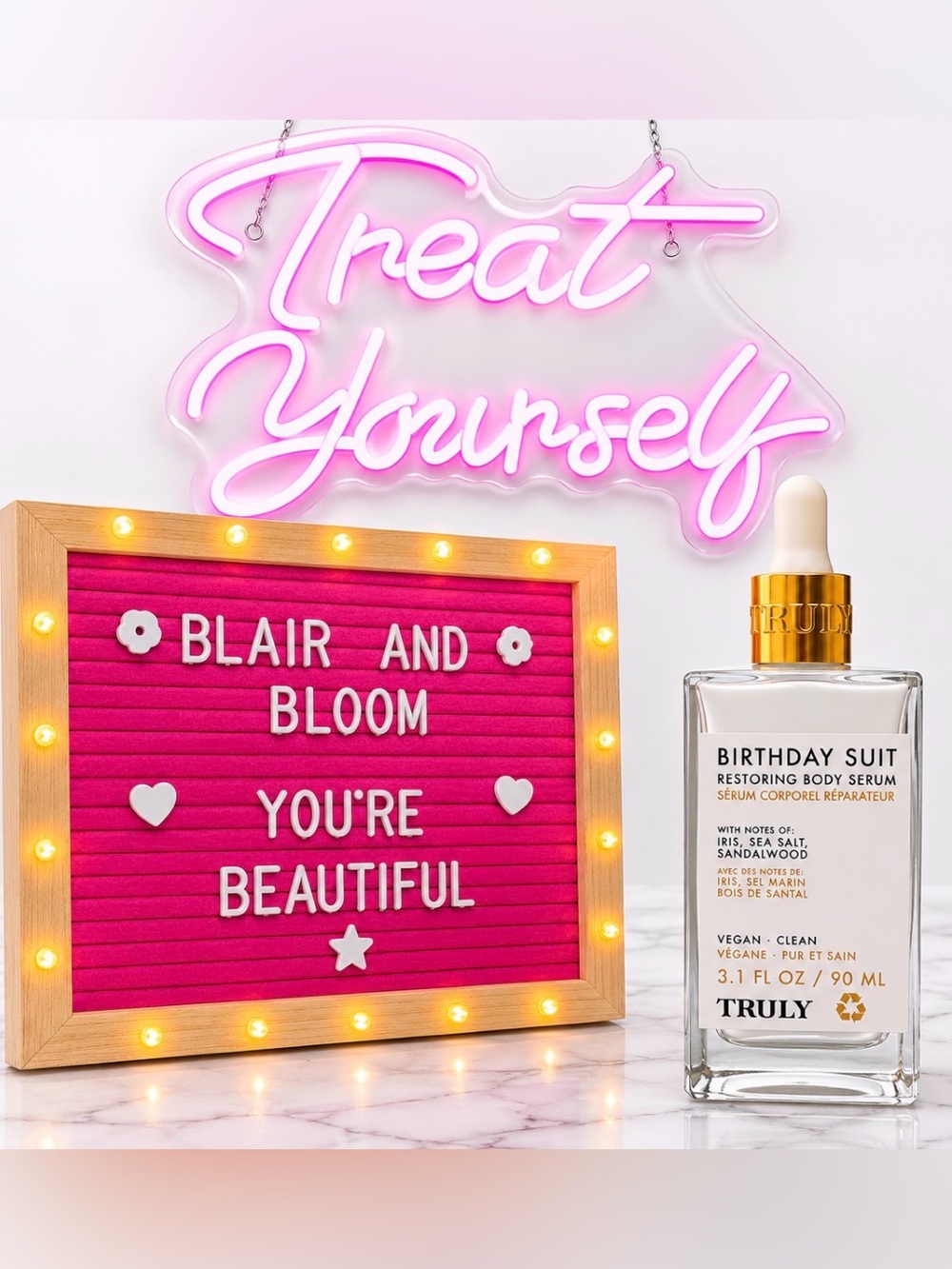 Truly Beauty Birthday Suit - Restoring Body Serum 3.1oz - New